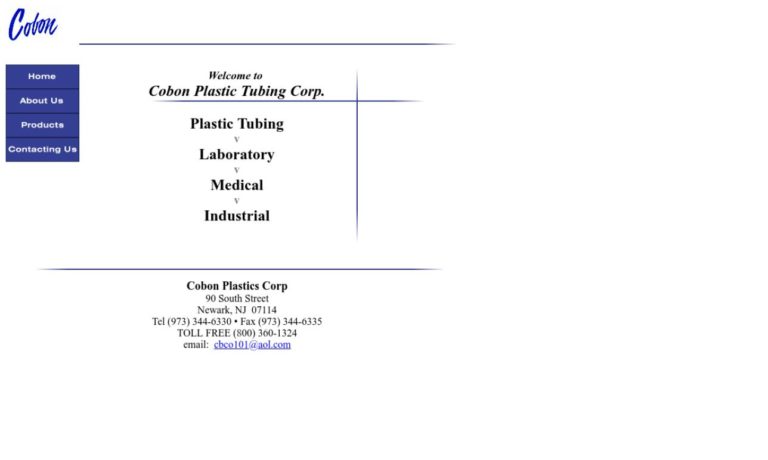 Cobon Plastic Tubing Corp.