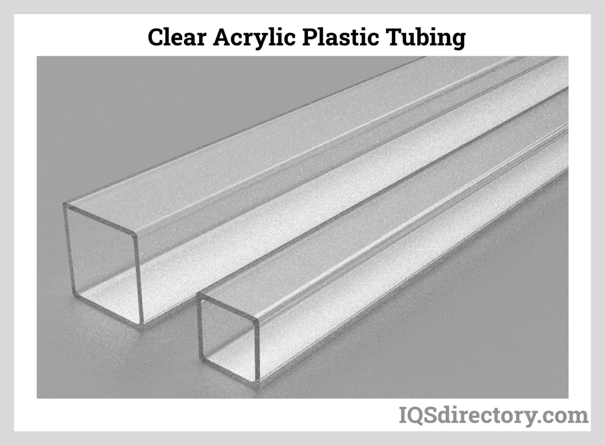 Clear Acrylic Plastic Tubing