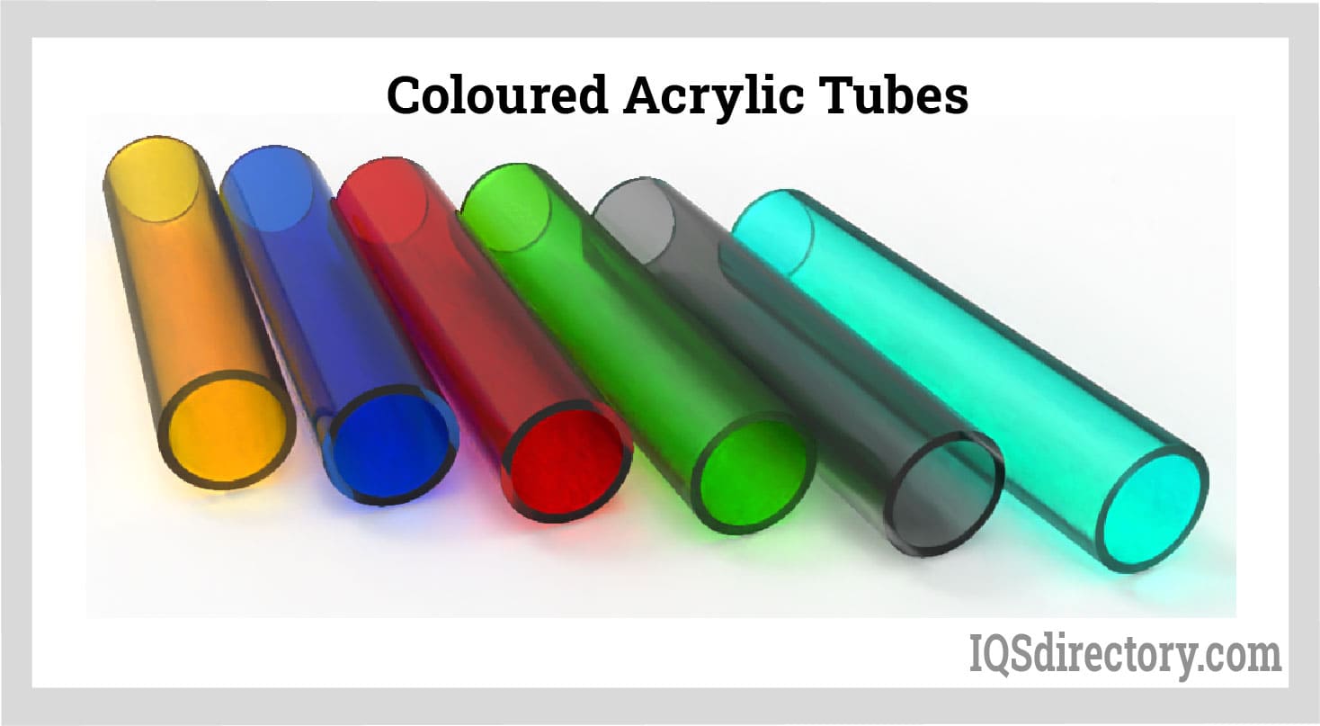 Coloured Acrylic Tubes